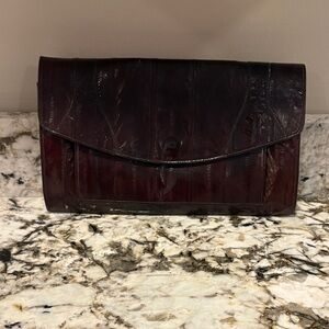 Vintage brown clutch